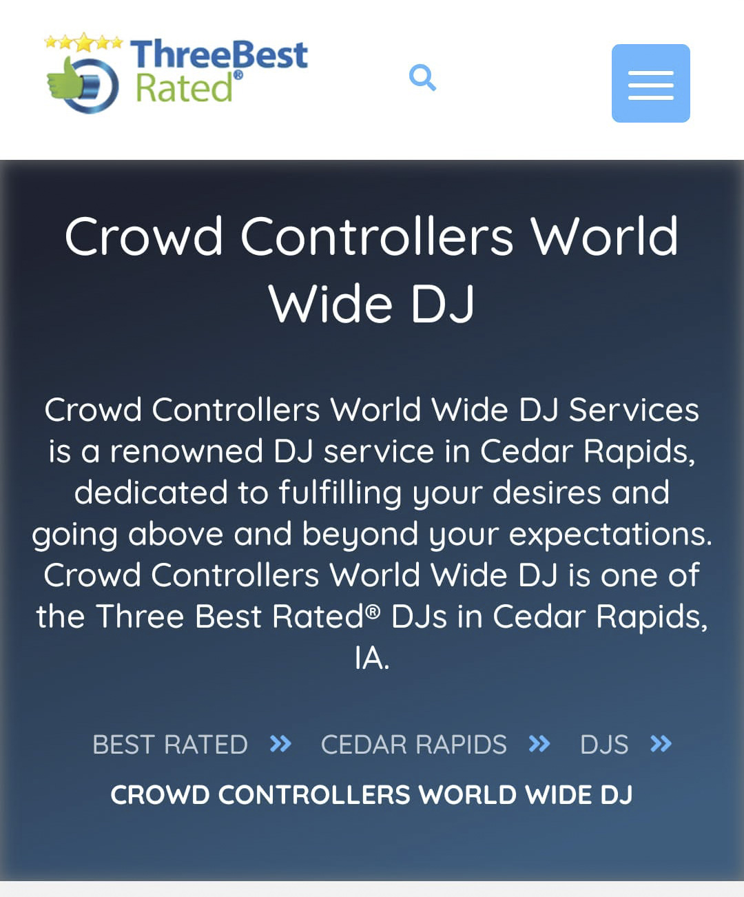 dj award 3 best rated edited